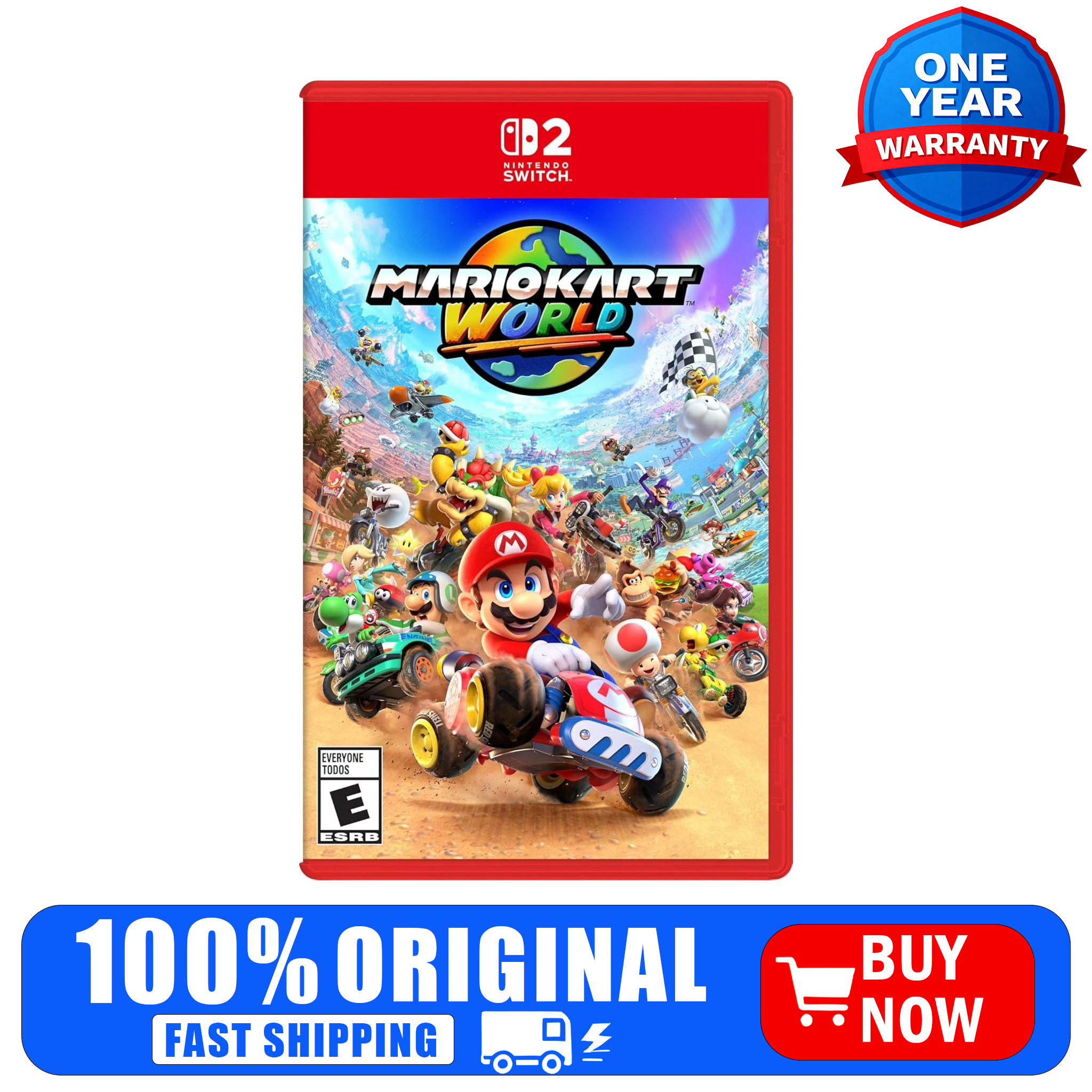 Party Games Nintendo Switch - Mario Kart World Physical Video Game