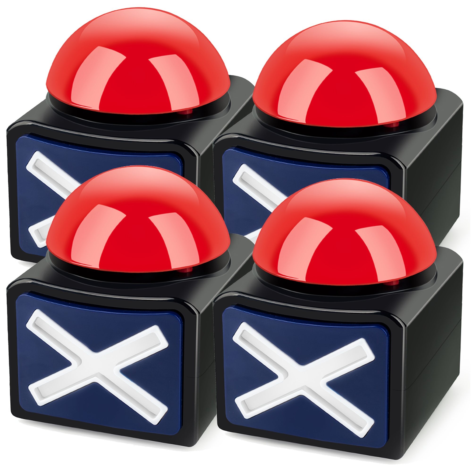 Party Games Easter - Black and Red Light-Up Sound Buzzer