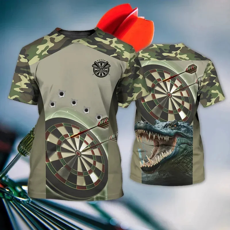 Quick Games Party - Darts Roulette T-shirt Men's Bar Club
