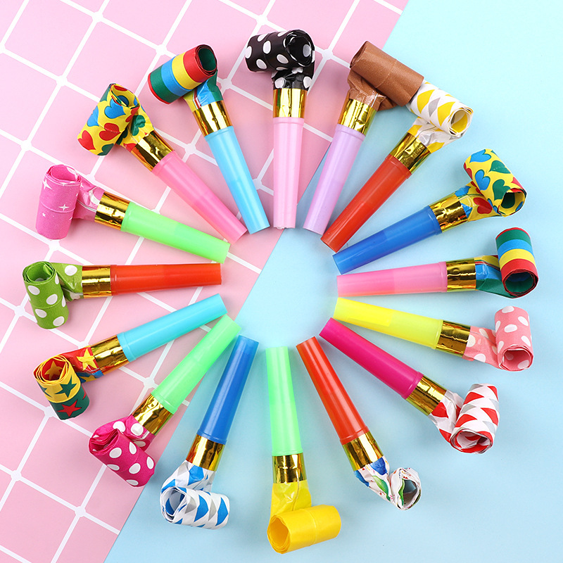 20/50/100PCS Colorful Whistles - Party Games Easter ulasan dan harga