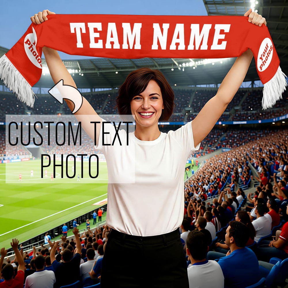 1pc Custom Team Fan Scarf - Pe - Party Games Easter ulasan dan harga