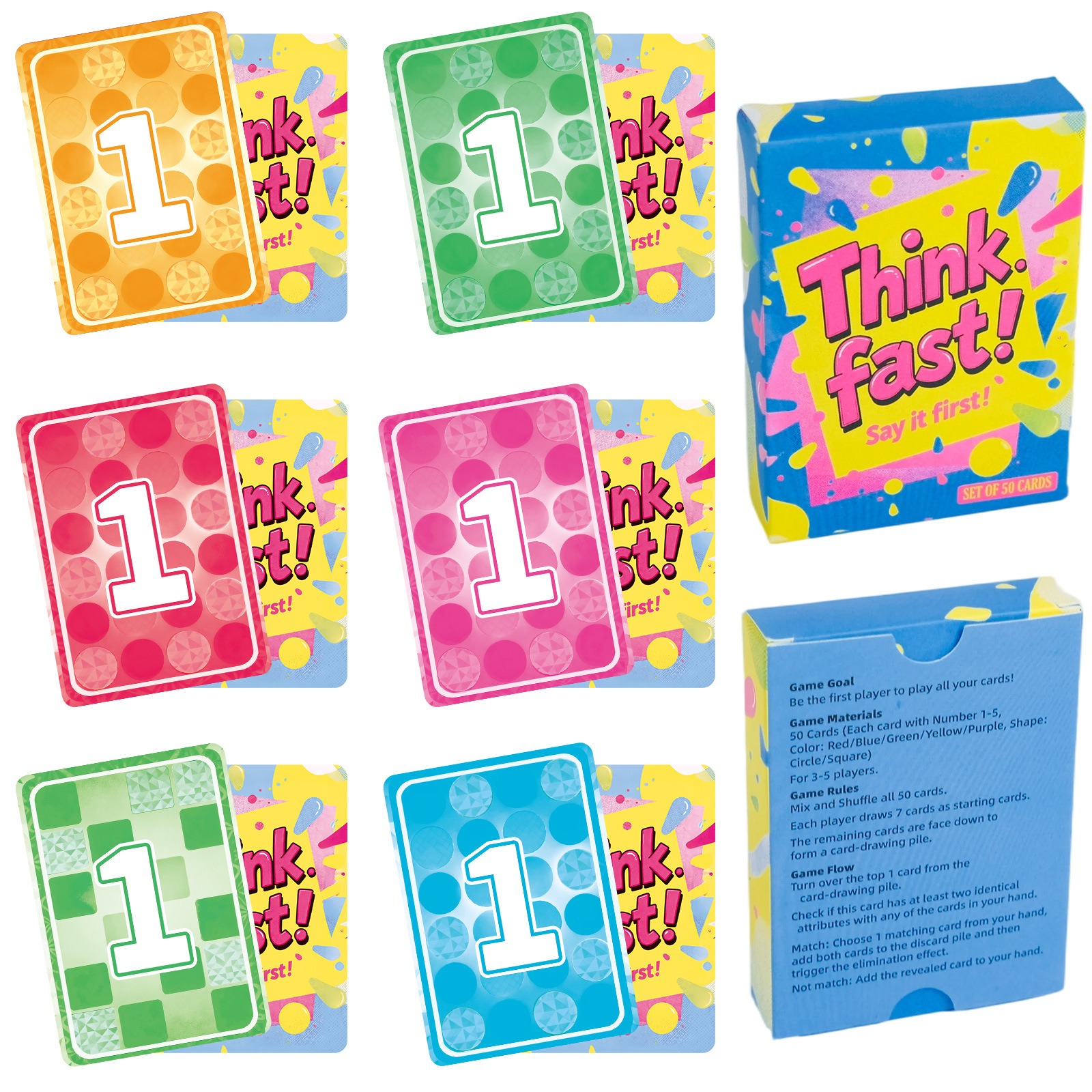 1 Box Quick Thinking Number Pu - Quick Games Party ulasan dan harga