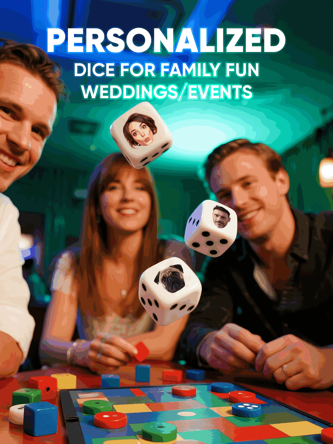 Custom Face Dice Personalized  - Party Games Easter ulasan dan harga