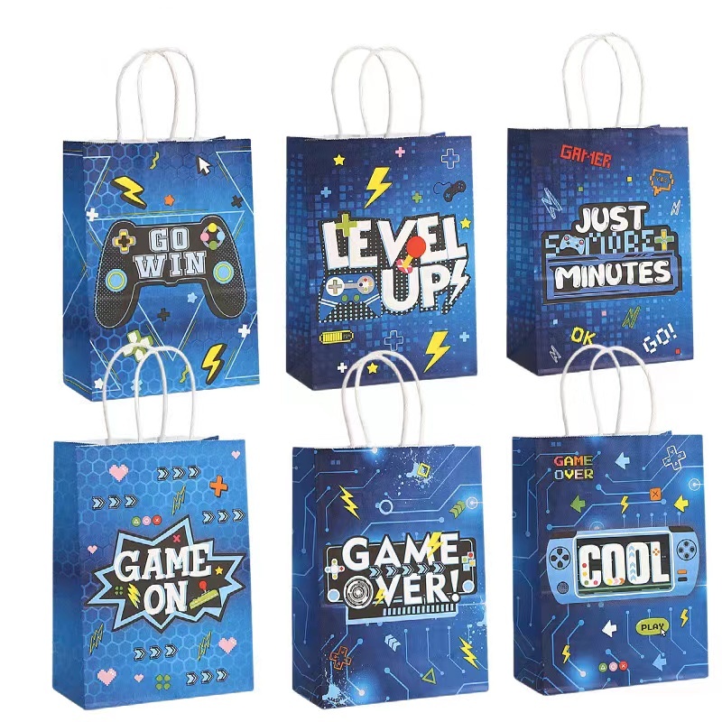 6/24Pcs Video Game on Theme Pa - Party Games Easter ulasan dan harga