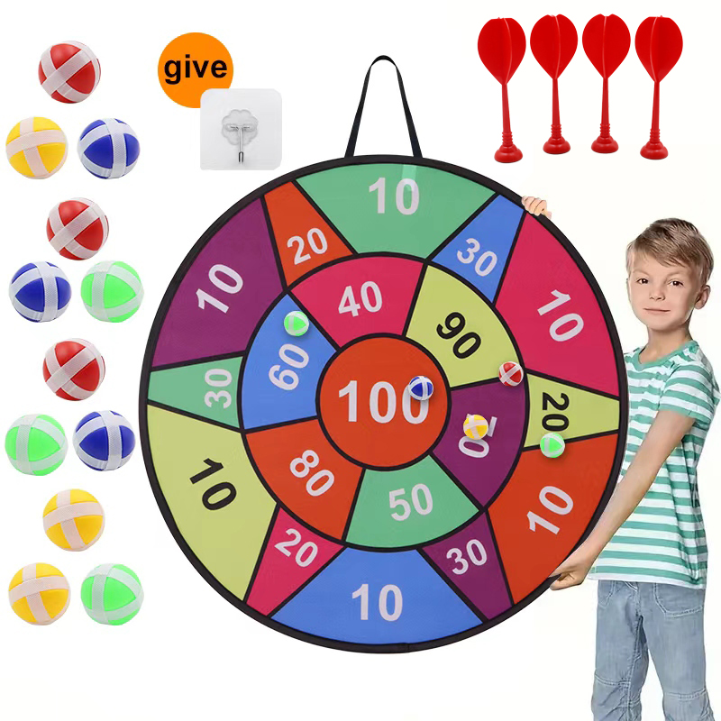 Sticky ball dart board -12 bal - Party Games Indoor For 6 12 Year Olds ulasan dan harga