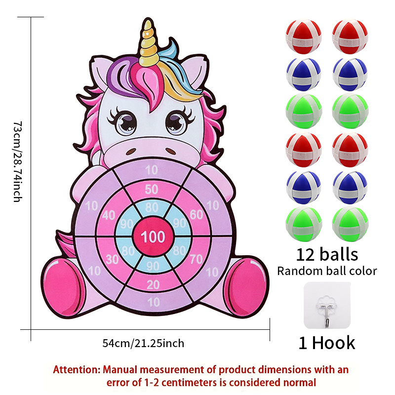 New Large Sticky Ball Dart Boa - Party Games Indoor For 6 12 Year Olds ulasan dan harga