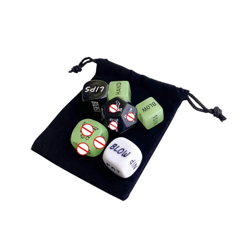 6PCS Adult Sex Dice Combo Set  - Party Games Couple ulasan dan harga