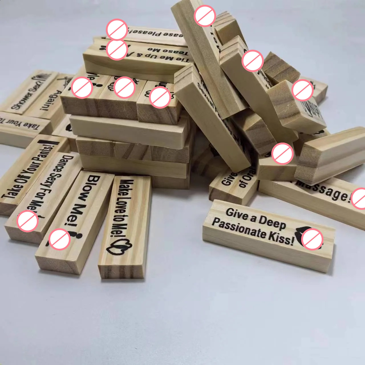 English and French 48pcs Coupl - Party Games Couple ulasan dan harga