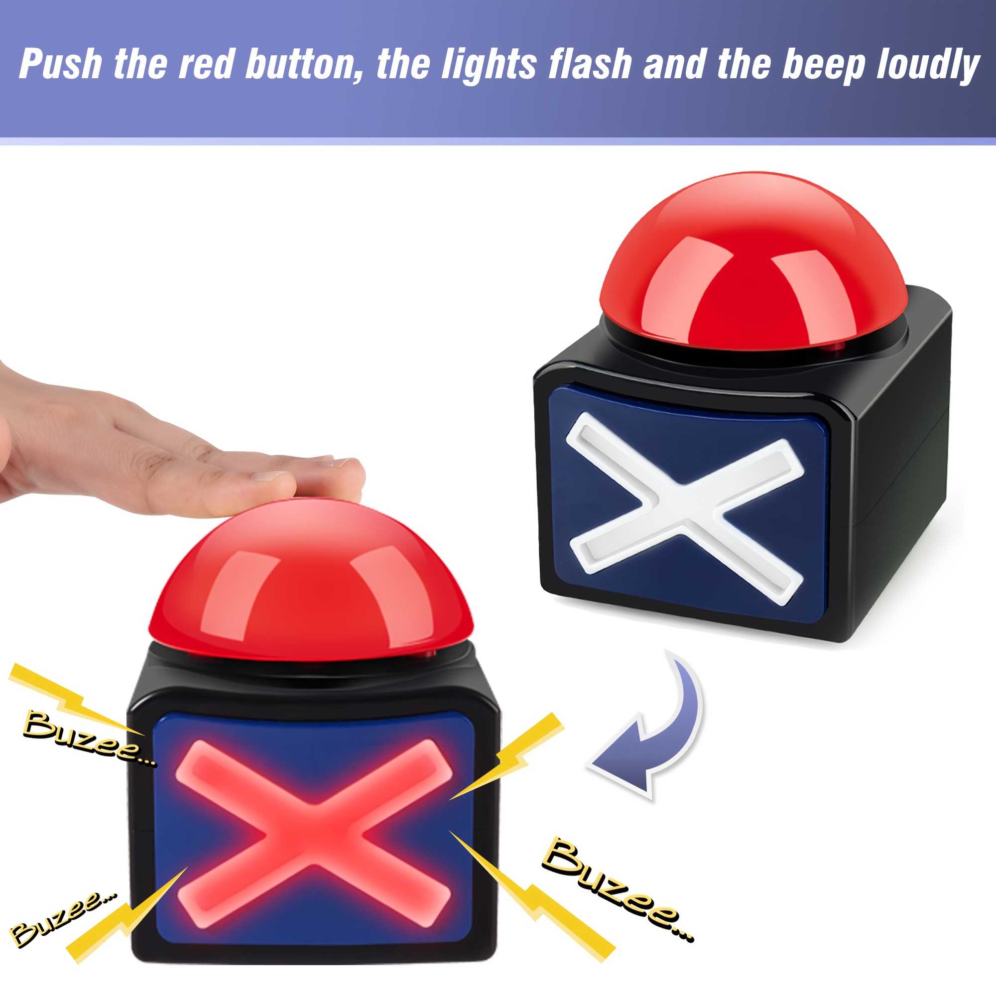 Black and Red Light-Up Sound B - Party Games Easter ulasan dan harga