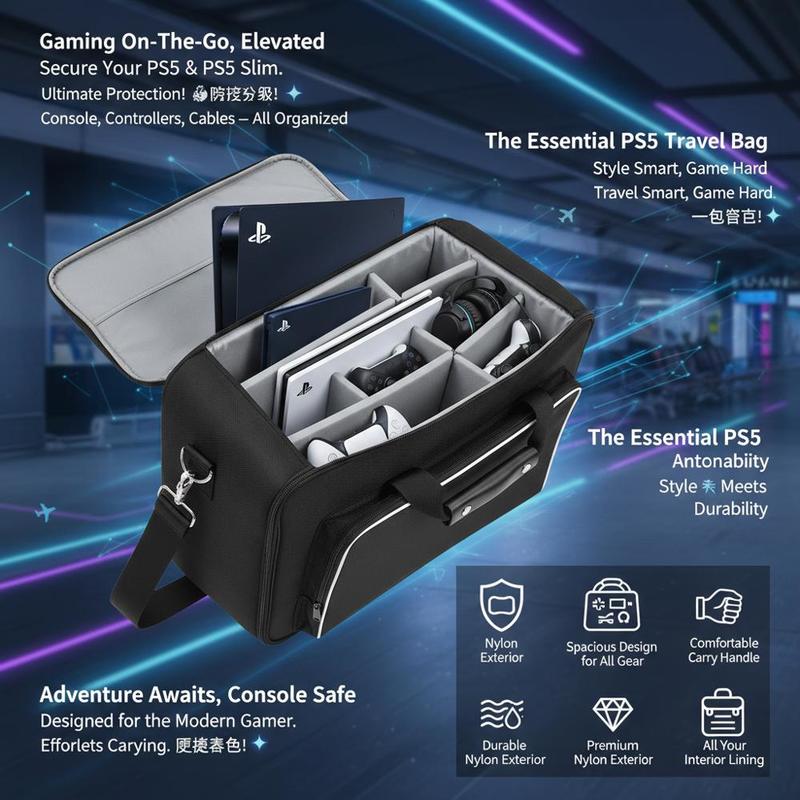 Game Console Suitcase 17x12x7  - Party Games In Ps5 ulasan dan harga