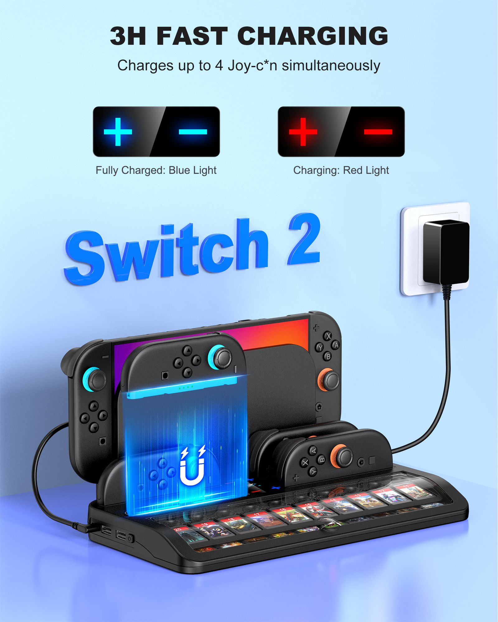 BEBONCOOL SC200 Switch2 Chargi - Party Games Nintendo Switch ulasan dan harga