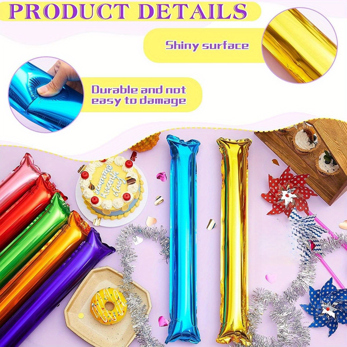 10/30pc Aluminum Film Inflatab - Party Games Easter ulasan dan harga