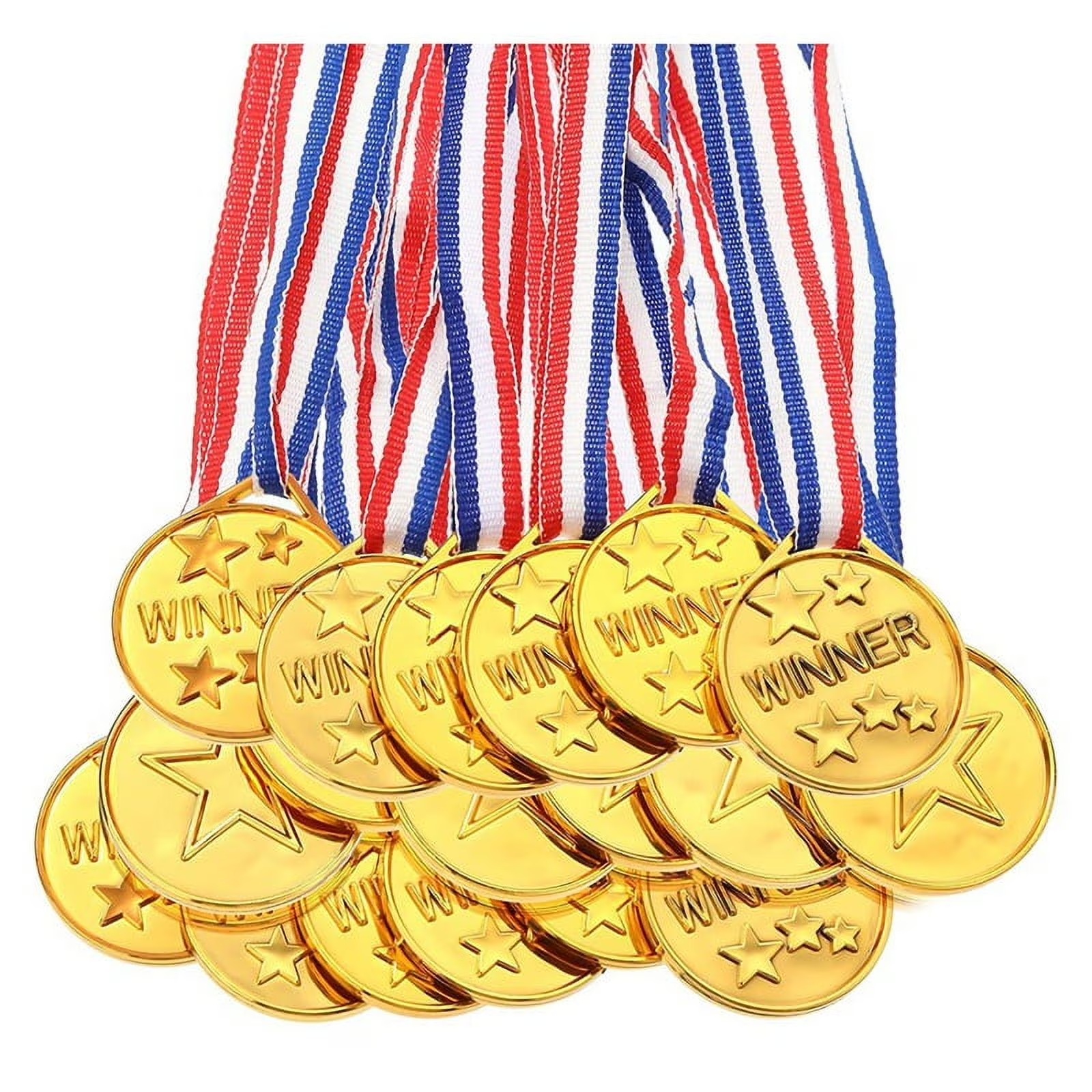 30Pcs Plastic Gold Winners Med - Party Games Easter ulasan dan harga