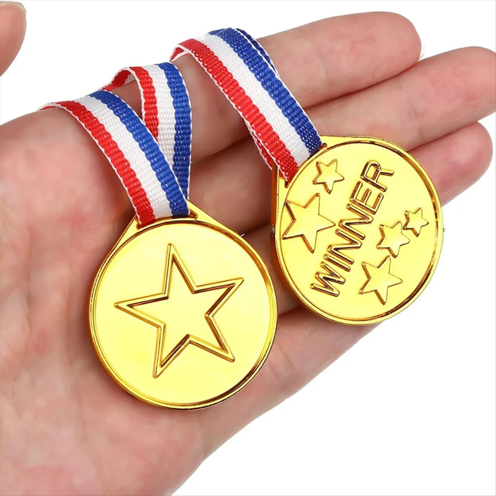 30Pcs Plastic Gold Winners Med - Party Games Easter ulasan dan harga